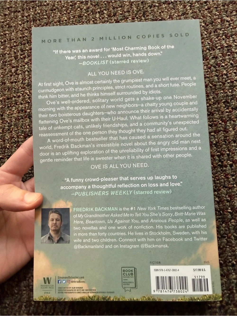 A Man Called Ove Book